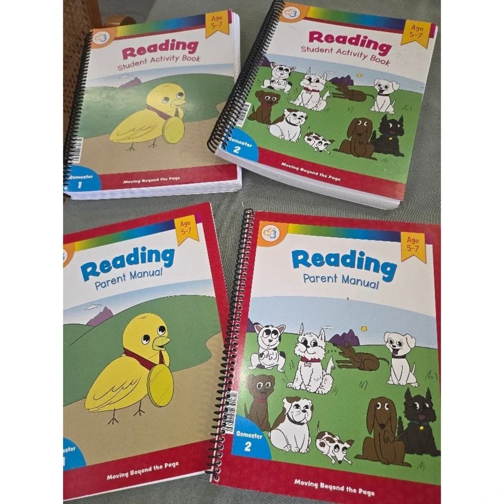 Moving Beyond The Page Reading Student Activity Book Parent Manual Age 5-7 Set